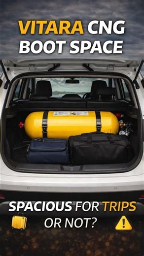 👉 Vitara CNG Boot Space Reality 😳 | Worth It for Trips? #grandvitara #cng #debudrivesandvibes