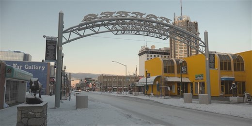 The Anchorage Mushing District arch part of downtown revitalization plan