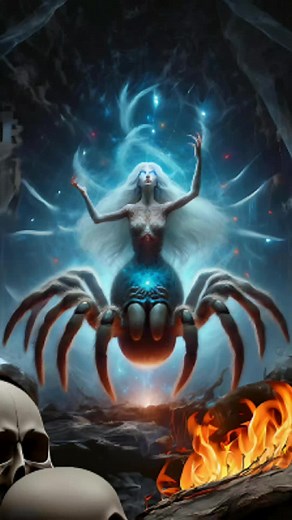 why did Athena turn a women into Spider #athena #arachne #epicmythologymatrix