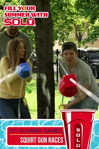 SOLO Cup Water Races #solocupchallenge #solocupsummerfun
