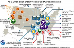 These were the most costly disasters in the US in 2021
