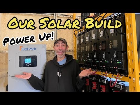 Final Solar Wiring Day! EMT Conduit, Sol-Ark Install, EG4 LL-S Battery Hookup with a Big Spark!