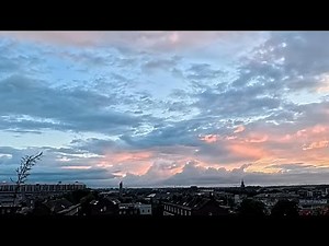 Dublin Timelapse | Sunset Breaking Through Clouds