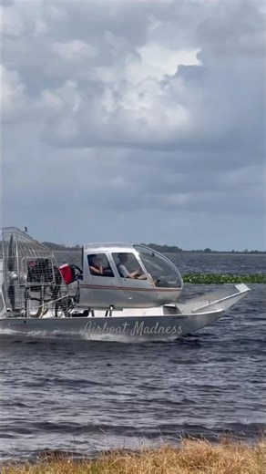 Helicopter Cab on Airboat! #airboat #florida #outdoors #airboating #boating #shortsfeed