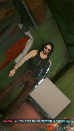 V Is NOT Okay 😳💀 | Something’s Seriously Wrong… #cyberpunk2077 #shorts