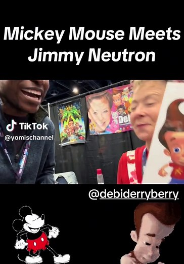 Jimmy Neutron Meets Mickey Mouse: Cartoon Crossover Adventure