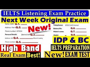 IELTS LISTENING PRACTICE TEST 2026 WITH ANSWERS | 13.02.2026