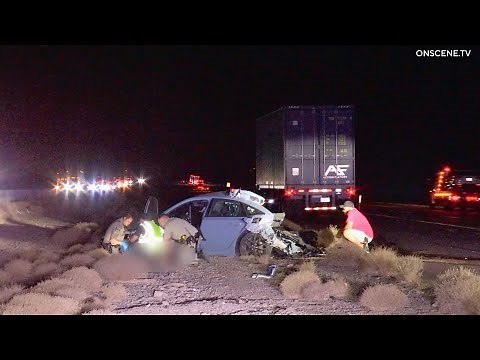 Shocking footage captures fatal Freeway 15 crash
