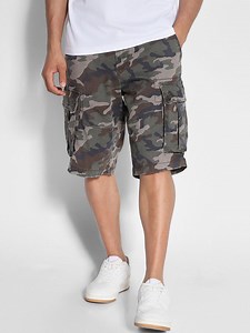 Buy AMERICAN EAGLE OUTFITTERS Men Camouflage Printed Mid Rise Cargo Shorts -  - Apparel for Men