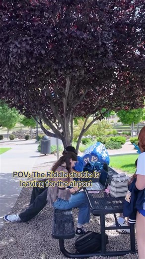 Embry-Riddle Olympics: the flightline shuttle sprint. #PilotLife #CampusLife #Aviation #GoERAU