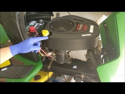 How To Do Complete Engine Service On A John Deere L100 Tractor