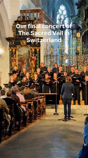 A magical four city tour of The Sacred Veil has come to an end. Such a priceless to make music with poet @tony_silvestri, @vocalinowettingen, and @vocessuaves. You can’t see it in this video, but I had tears in my eyes as I conducted this movement. Tears of grief, of joy, and kinship for my fellow artists. | Eric Whitacre