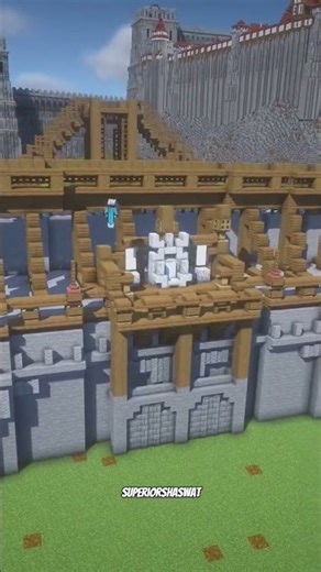 Minecraft Colosseum arena build time lapse #shorts #minecraft