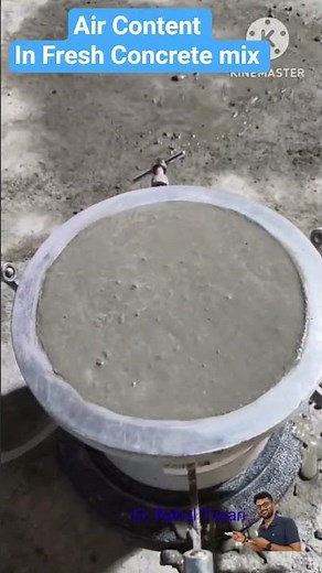 Air Content test in Concrete mix Concrete Mix design