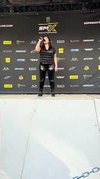 Anthem for Monster Energy AMA Supercross at Lumen Field. Emily Lawrence Cook 2/14/26