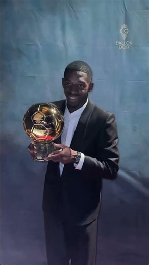 🌕 Un joueur unique, un sourire unique : BRAVO Dembélé ! #dembele #ballondor