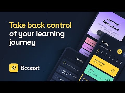 Booost - take back control of your learning journey