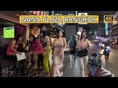 4K Walk : Bangkok’s Wildest Nightlife District 🇹🇭 | Walking to Nana Plaza