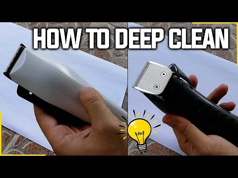 How To Deep Clean Hair Clippers / Barbers Machine