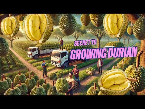 FULL Video 4 Years: DURIAN - From Planting To Harvesting Durian| Growing and Harvesting Secrets
