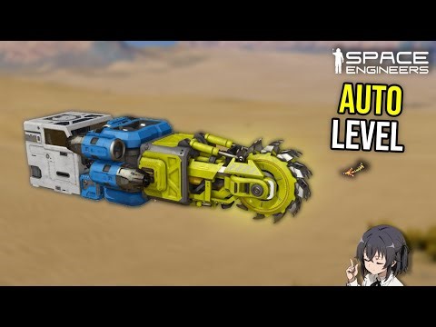 This Clever Ship Excavates a Level Tunnel Automatically, Space Engineers