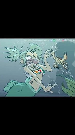 TLT - Garbage disposal🐠🚮#thelittletrashmaid #tlt #trashmaid #mermaid #comic #savetheplanet