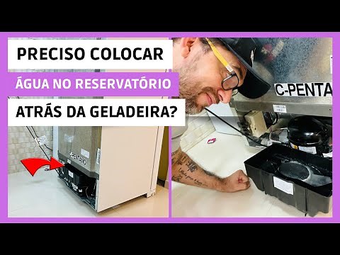🔴Preciso colocar água no reservatório atrás da geladeira ?
