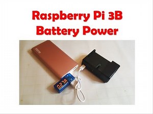 Raspberry PI 3B Battery Power