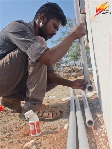6.8K views · 84 reactions | Water tank and PVC pipeline water supply installation.... . . . . . . . . #water #watertank #pvc #pipe #tankfitting #waterpark #watercolorpainting #tankfitting #plumbing #plumber #pipefitter #pvc #WaterPipeline #waterpiperepair #tankfit #work #PipeInstallation #pipes | Vijay G | Facebook