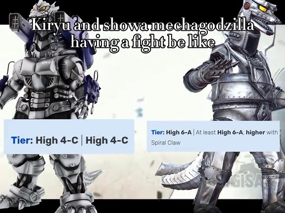 both are goated #edit #mechagodzilla #godzilla #clanker #anime | mechagodzilla