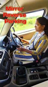 Car Reverse Mirror Parking in Tamil #amdriving #easy #womens #driving #class