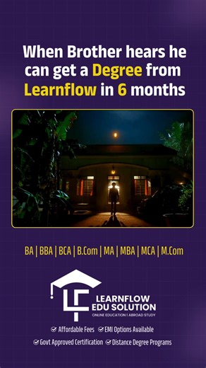 Learnflow Edu Solution | Learn Online on Instagram: "Why wait years when you can graduate in 6 months? Start your degree journey with Learnflow today 🎓 ✔ Govt-approved certification ✔ Distance degree programs ✔ Affordable fees & EMI options ✔ Flexible learning for working professionals Graduate faster. Grow stronger. Succeed smarter. 📞 Contact: +91 8148 895 188 📍 *No.4, TLP Complex, Kumananchavadi, Poonamallee, Chennai – 600056"