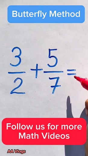 19K views · 128 reactions | Butterfly Method #viralvideo #viralreels #mathtrick #butterflymethods #fypviralシ #followers #tutorial #tutorialvideo #everyone | AA Vlogs | Facebook