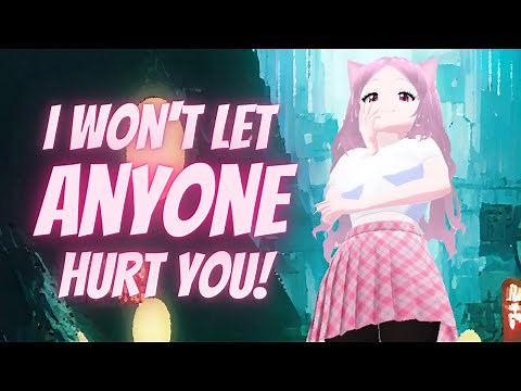 Giant Neko Cat Girl Chases then Cuddles You! ASMR Roleplay (Twitter Raffle Winner)🐱[comfort] [f4m]🤗