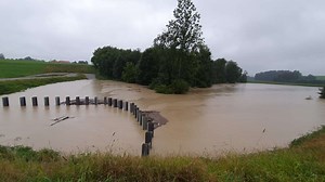 Riedering beim Hochwasser „relativ glimpflich davongekommen“ - Dank Rückhaltebecken?