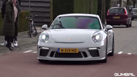 Supercars Leaving Car Meet