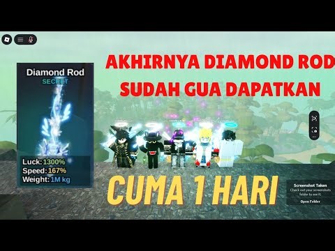 Finally I got a Diamond Rod in 1 day, this is a fast way to get a diamond rod | Fish It Roblox
