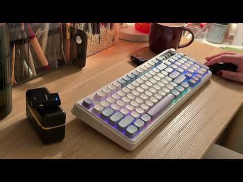 Work with me! Keyboard ASMR for Productivity | Gentle Clicks & Work Vibes