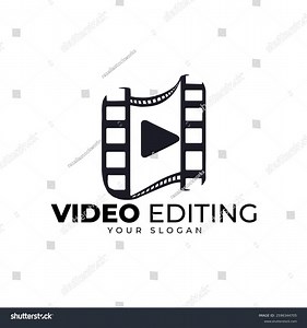 Video Editing Logo Vector Film Strip Stock Vector (Royalty Free) 2596344705 | Shutterstock