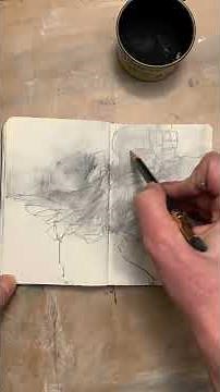 Graphite Sketch in my Sketchbook / Abstract / Vanessa Lemen