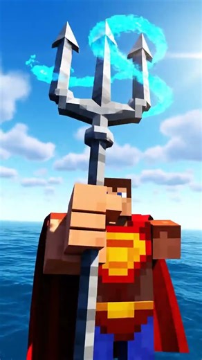 It always comes back! 🪃🔱 Thor logic in Minecraft. #Trident #Loyalty #Magic #Satisfying