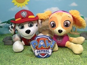 PAW PATROL Marshall and Skye Pup Pals Toy Unboxing