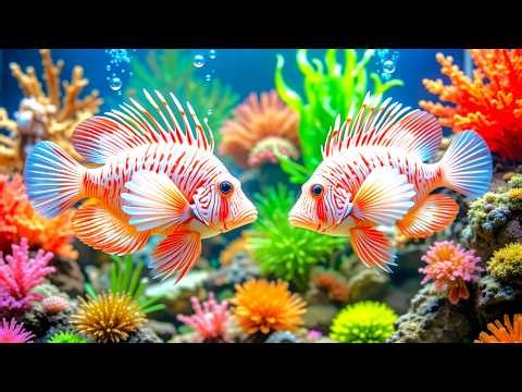 Colorful Tropical Fish Aquarium 🐠 Relaxing 4K Underwater World