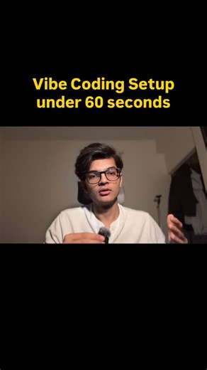 Sourav on Instagram: "Only Vibe Coding setup you’ll ever need to build your idea. Comment “Code” and I’ll send you the complete guide #ai #founders #saas #development"