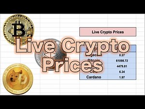 How to get Live Crypto Prices in Google Sheets!