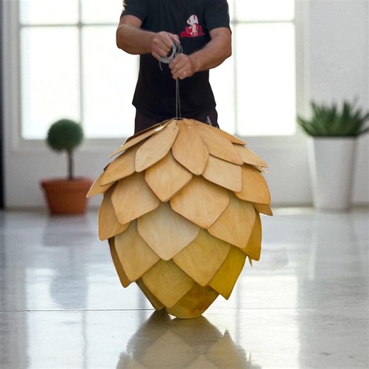 Handmade Pinecone Wood Ceiling Light – Natural Light Fixture Scandinavian Boho Rustic Lighting for Calm Interiors Rustic Minimalist Lighting - Etsy New Zealand