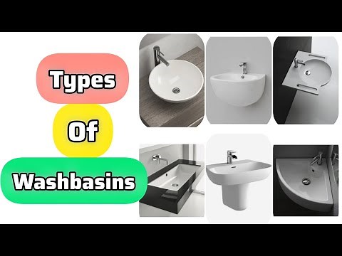 Types of Washbasin and There Name | How to Select a Washbasin For Home | Washbasin Design | Bathroom