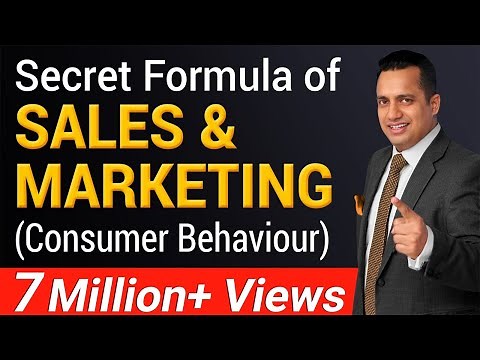 Secret Formula of Sales and Marketing | Consumer Behaviour | Dr Vivek Bindra