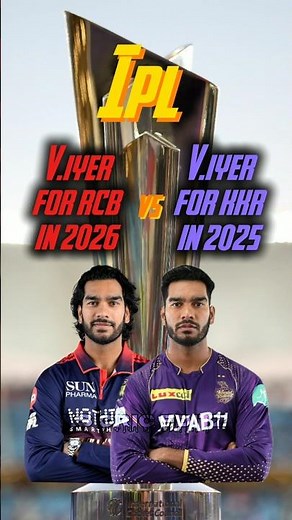 💥 KKR Venky vs RCB Venky – Massive Difference!#cricket #ipl #venkateshiyer #rcb #kkr