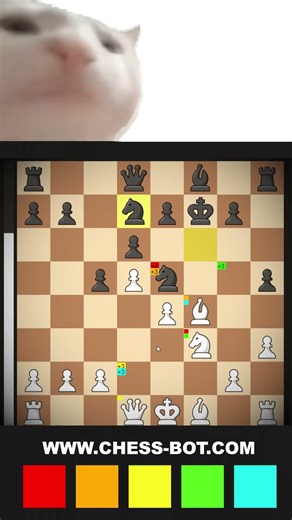 ChessBotX shows 5 best moves LIVE on your board! ✨ #chess
